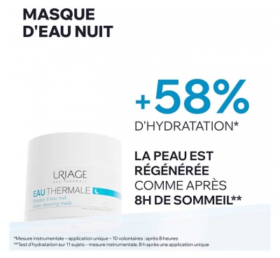 Uriage Eau Thermale Masque d'Eau Nuit 50 ml
