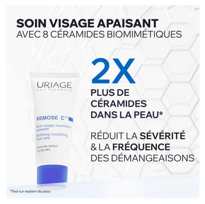 Uriage Xémose C8+ Soin Visage Nourrissant Apaisant 40 ml