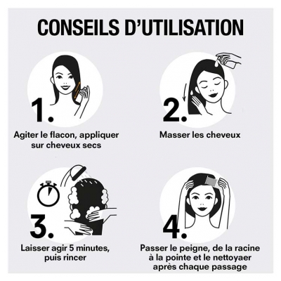 Pouxit Flash Anti-Poux et Lentes Shampoing Traitement 2 x 100 ml Offre Spéciale