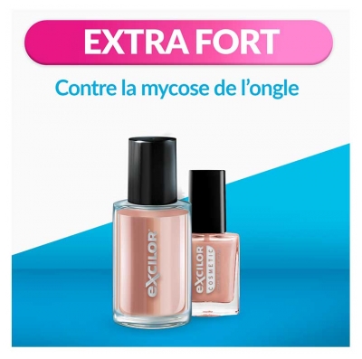 Excilor Excilor Forte Traitement Mycose de l'Ongle Coloré + Vernis Classique Coloré 30 ml - Couleur : Nude