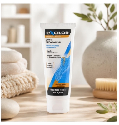 Excilor Bálsamo Reparador Calcanhares Rachados e Gretados 50 ml