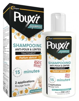 Pouxit Shampoing Anti-Poux & Lentes Lot de 2 x 200 ml Offre Spéciale