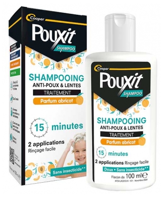 Pouxit Shampoing Anti-Poux & Lentes Abricot 100 ml