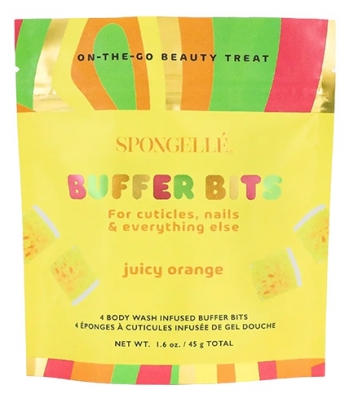 Spongellé Éponges à Cuticules et Ongles Infusées Juice Orange 4 Minisientä