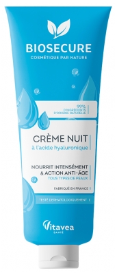 Biosecure Naktinis kremas su hialurono rūgštimi 50 ml
