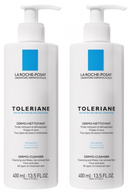 La Roche-Posay Tolériane Dermo-Nettoyant Lot de 2 x 400 ml