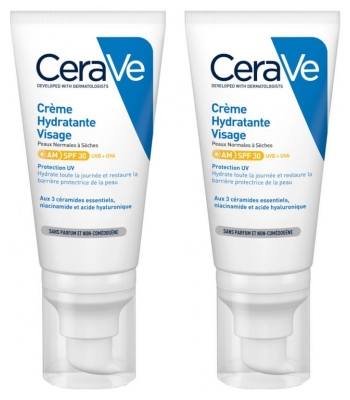 CeraVe Moisturizing Face Cream SPF30 2 x 52ml