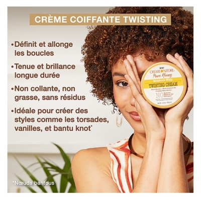 Creme of Nature Crème Hydratante Styling Twisting Pure Honey