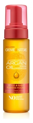 Spumă Style & Shine Argan Creme of Nature