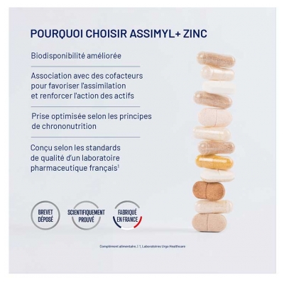 Alvityl Assimyl+ Zinc 60 Gélules