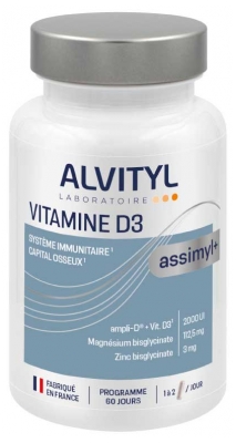 Alvityl Assimyl+ Vitamine D3 60 Gélules