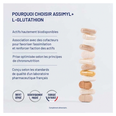 Alvityl Assimyl+ L-Glutathion 60 Gélules