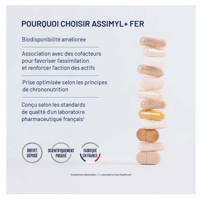 Alvityl Assimyl+ Fer 60 Gélules