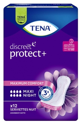 Tena Discreet Protect+ Maxi Night 12 Absorbante de Noapte