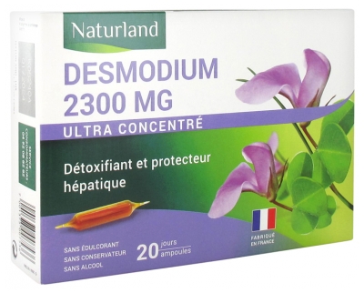 Naturland Desmodium 2300mg 20 Drinkable Phials of 10ml
