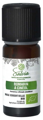 Salvia Nutrition Organic Rosemary Cineole Essential Oil 10 ml