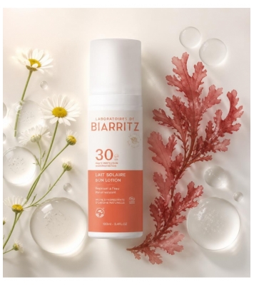 Laboratoires de Biarritz Lait Solaire SPF30 Bio 100 ml