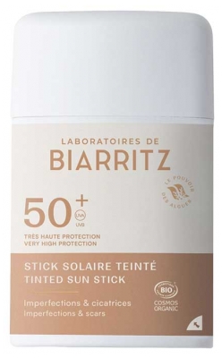 Laboratoires de Biarritz Getönter Sonnenschutz-Stick SPF50+ Bio 12 g