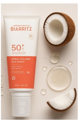 Laboratoires de Biarritz Bio-Sonnenspray für Gesicht und Körper SPF50+ 100 ml