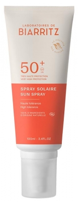 Laboratoires de Biarritz Bio-Sonnenspray für Gesicht und Körper SPF50+ 100 ml