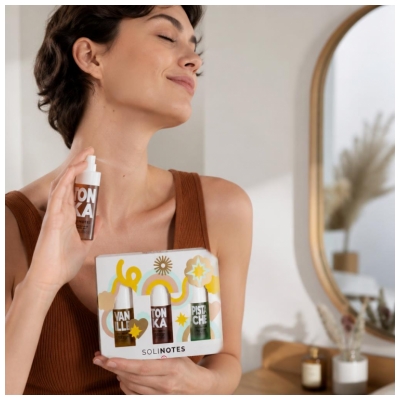 Solinotes Vanille Tonka Pistache Trio Brumes Parfumées 3 x 60 ml