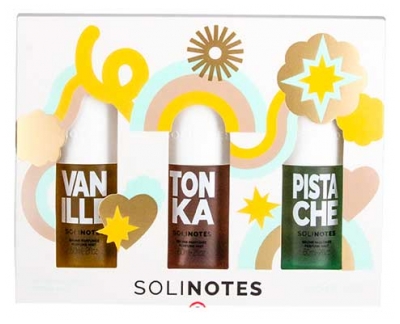 Solinotes Vanille Tonka Pistache Trio Brumes Parfumées 3 x 60 ml