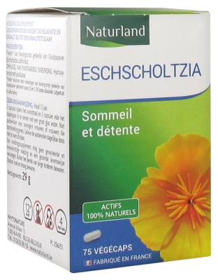 Naturland Escholtzia 75 Cápsulas Vegetais
