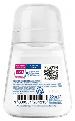 Narta 48H Deodorante Invisibile Antitraspirante per Pelle Senza Peli 50 ml