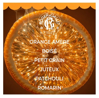 Roger & Gallet Bois d'Orange Coffret Eau Parfumée Bienfaisante 30 ml + Savon Bienfaisant 30 ml Offert