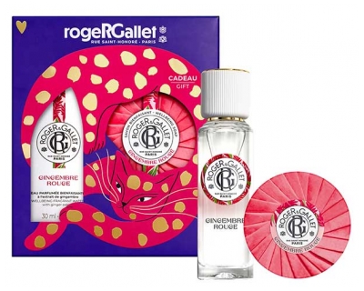 Roger & Gallet Gingembre Rouge Coffret Eau Parfumée Bienfaisante 30 ml + Savon Bienfaisant 30 g Offert