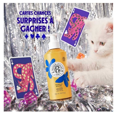 Roger & Gallet Vanille Soleil Coffret Eau Parfumée Bienfaisante 100 ml + Lait Corps Bienfaisant 250 ml Offert