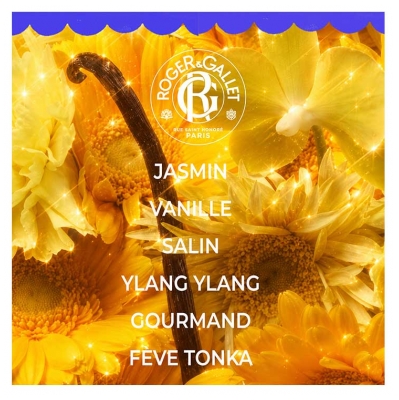 Roger & Gallet Vanille Soleil Coffret Eau Parfumée Bienfaisante 30 ml + Crème Mains Bienfaisante 30 ml Offerte