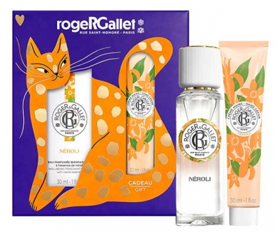 Roger & Gallet Néroli Coffret Eau Parfumée Bienfaisante 30 ml + Crème Mains 30 ml Offerte
