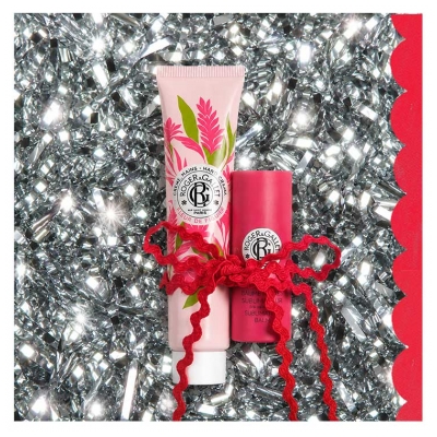 Roger & Gallet Gingembre Rouge Coffret Crème Mains 30 ml + Baume Lèvres Sublimateur 3,5 g