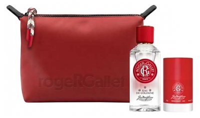 Roger & Gallet Jean-Marie Farina Trousse Eau de Cologne 100 ml + Déodorant Stick 24H 50 g Offert