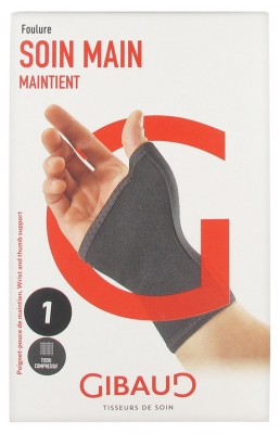 Gibaud Handgelenk-Handpflege - Daumengriff - Größe: Größe 1