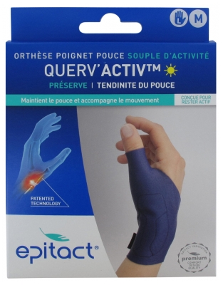 Epitact Querv'Activ Handgelenk Daumen Aktivitätsorthese Weich Links - Größe: M