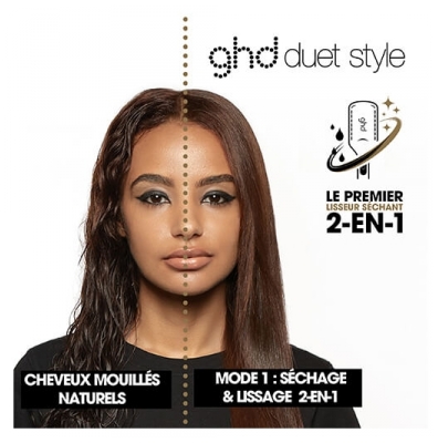 ghd Lisseur Séchant 2-en-1 Duet Style blanc
