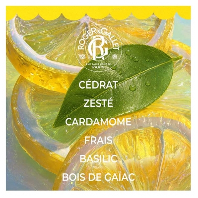 Roger & Gallet Cédrat Coffret Eau Parfumée Bienfaisante 30 ml + Savon Bienfaisant 30 g Offert