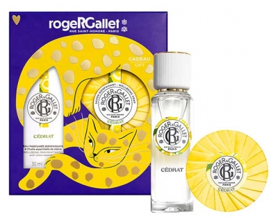 Roger & Gallet Cédrat Coffret Eau Parfumée Bienfaisante 30 ml + Savon Bienfaisant 30 g Offert
