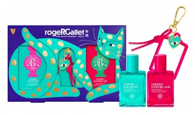 Roger & Gallet Jasmin Lollipop Eau de Parfum Roll-On 15 ml + Cherry Marmelade Eau de Parfum Roll-On 15 ml + 1 Charm Offert