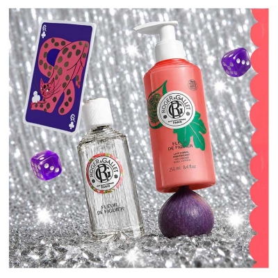 Roger & Gallet Fleur de Figuier Æske Velgørende Parfumeret Vand 100 ml + Velgørende Kropslotion 250 ml Gratis