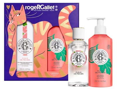 Roger & Gallet Fleur de Figuier Coffret Eau Parfumée Bienfaisante 100 ml + Lait Corps Bienfaisant 250 ml Offert