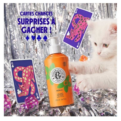Roger & Gallet Néroli Coffret Eau Parfumée Bienfaisante 100 ml + Lait Corps Bienfaisant 250 ml Offert