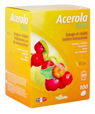 Orthonat Acerola 1000 100 tablečių (geriausiai vartoti iki 30/10/2026)