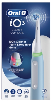 Oral-B IO 3 Clean & Gum Care Brosse À Dents Rechargeable + Accessoires