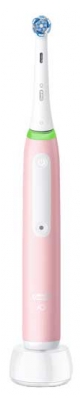 Oral-B IO 3 Clean & Gum Care Brosse À Dents Rechargeable + Accessoires - Teinte : Rose