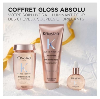Kérastase Gloss Absolu Coffret Pour des Cheveux Brillants et Rebondis
