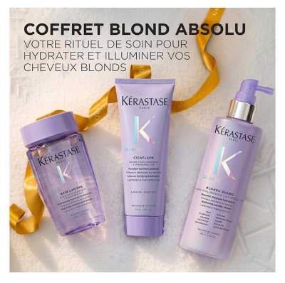 Kérastase Blond Absolu Coffret Rituel pour Hydrater et Illuminer les Cheveux Blond
