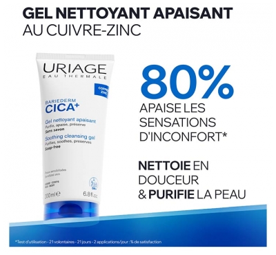 Uriage Bariéderm Cica + Gel Nettoyant Apaisant 200 ml